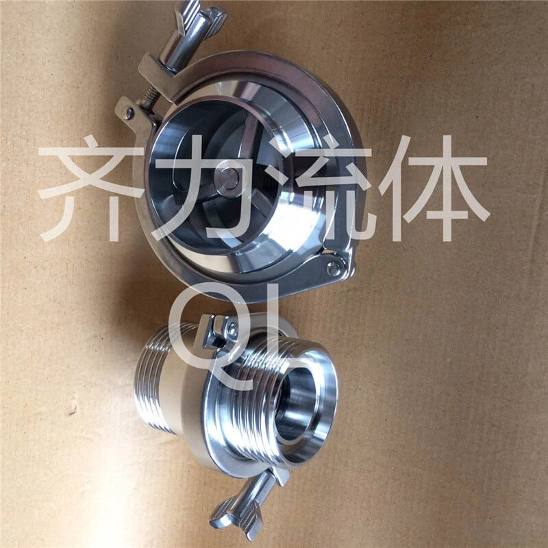 304 316L Stainless Steel Sanitary Thread Check Valve