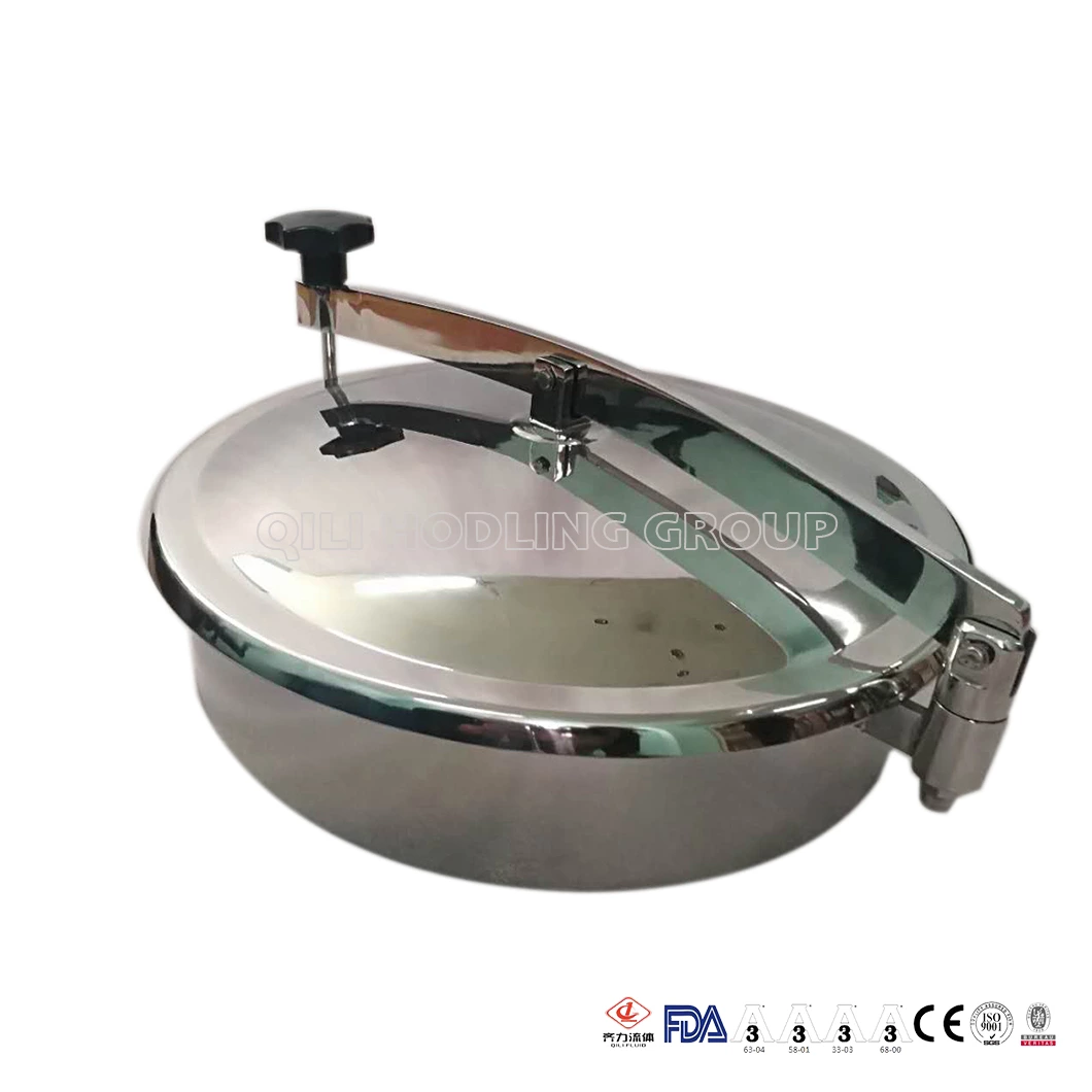 304 And 316L Stainless Steel Sanitary Manhole Cover