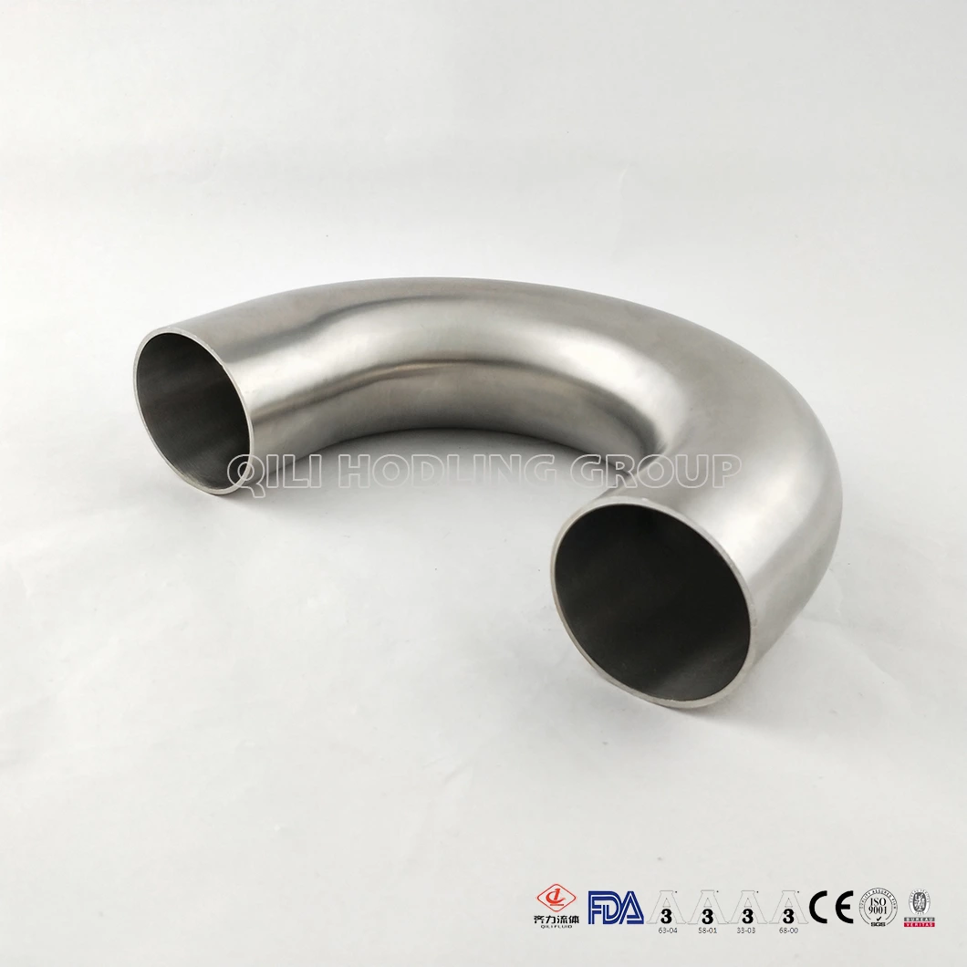 304/316L Sanitary Stainless Steel 180 Degree Elbow
