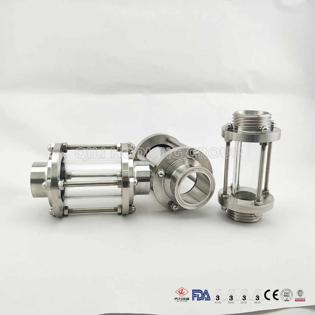 304/316L Sanitary Stainless Steel liquid level tank Sight Glass/Column Sight Glass