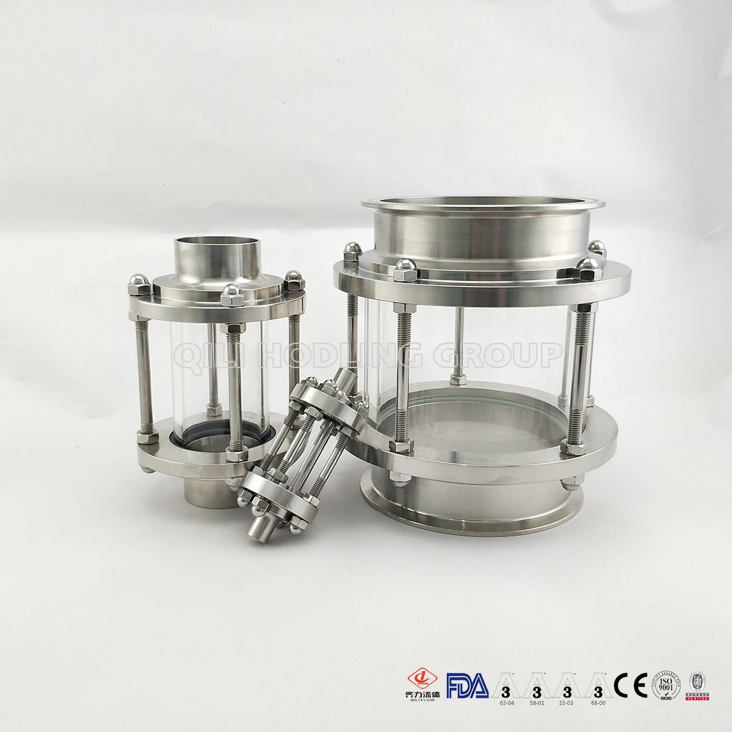 304/316L Sanitary Stainless Steel liquid level tank Sight Glass/Column Sight Glass