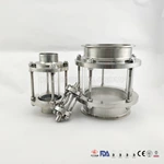 304/316L Sanitary Stainless Steel liquid level tank Sight Glass/Column Sight Glass