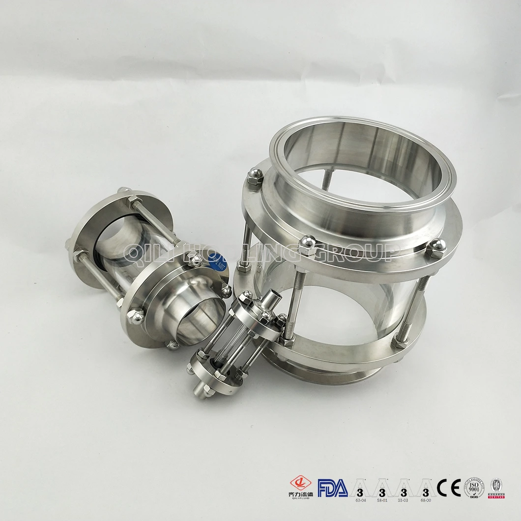 304/316L Sanitary Stainless Steel liquid level tank Sight Glass/Column Sight Glass