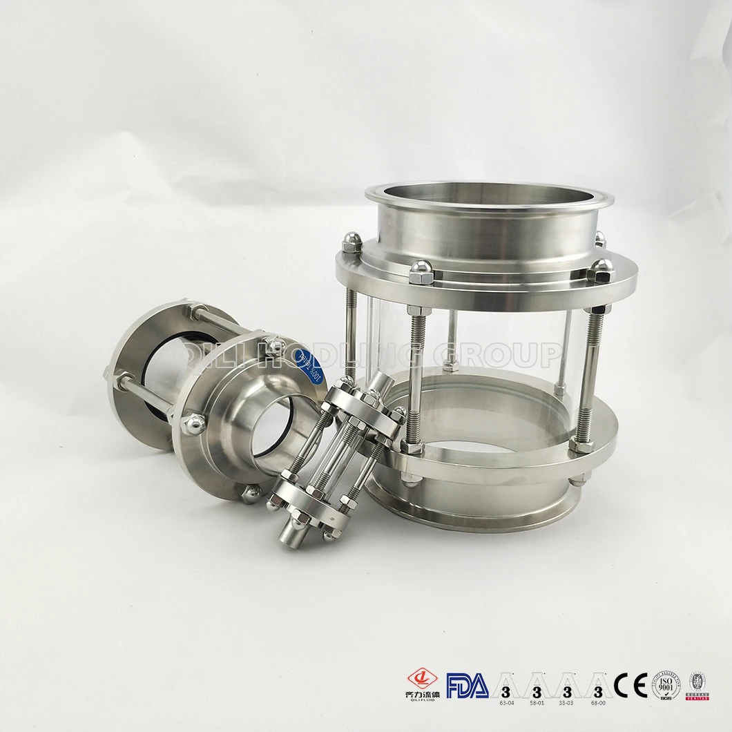 304/316L Sanitary Stainless Steel liquid level tank Sight Glass/Column Sight Glass