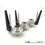 All Kinds of Sanitary 304/316L Stainless Steel Factory Price Pneumatic/Manual Lever Butterfly Valves Welding/Thread