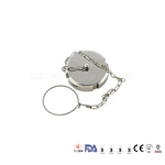 DIN 11851 blank nut with chain and seal ring