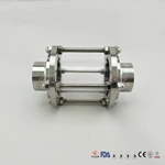 China Supplier Stainless Steel SUS 304/ 316L Weld on Sanitary Tank Union Sight Glass