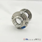 China Supplier Stainless Steel SUS 304/ 316L Weld on Sanitary Tank Union Sight Glass