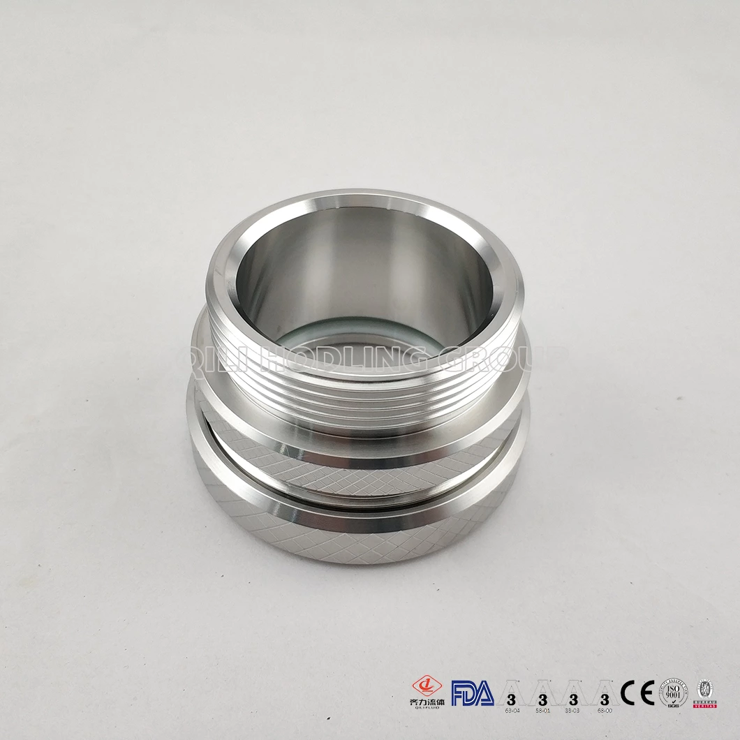 Sanitary Stainless Steel CNC Machine Custom Union Sight Glass