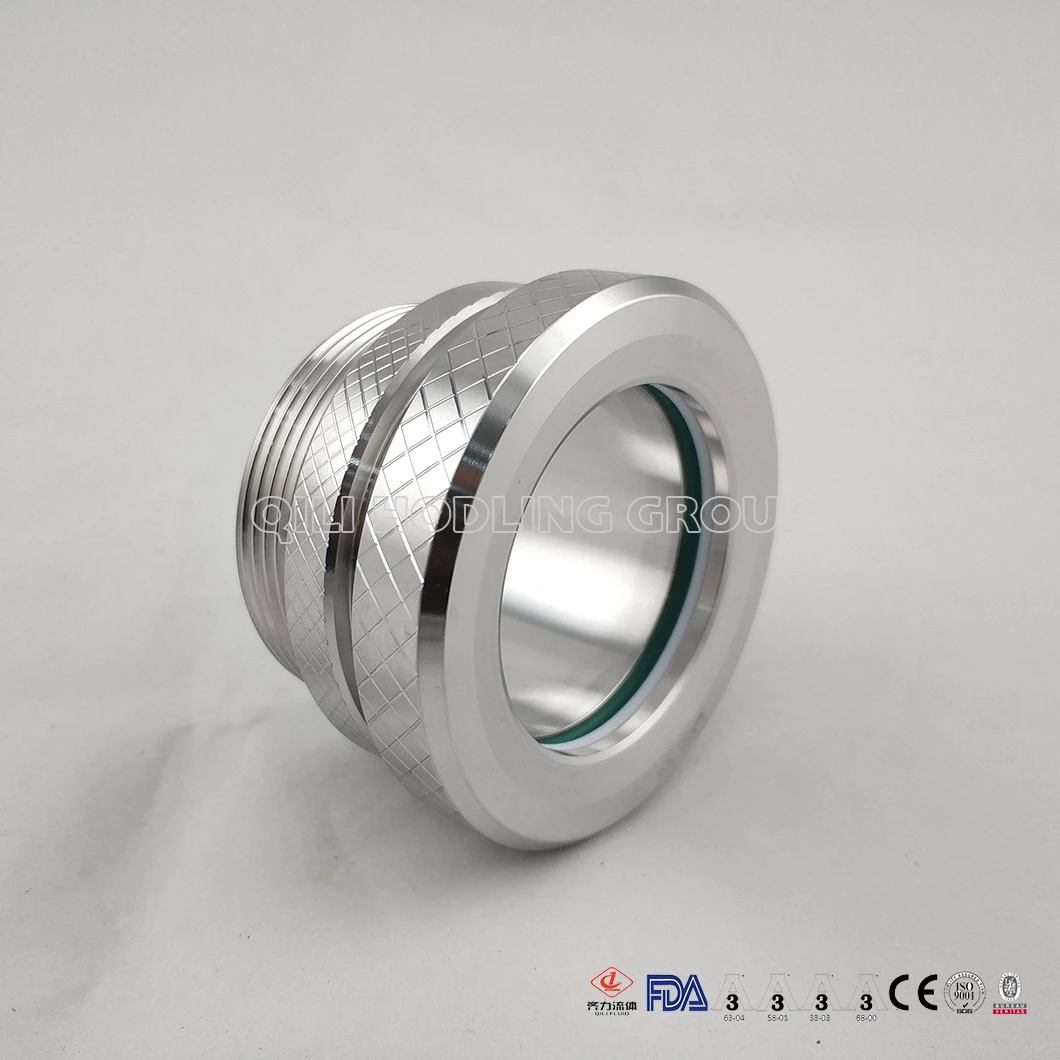 Sanitary Stainless Steel CNC Machine Custom Union Sight Glass