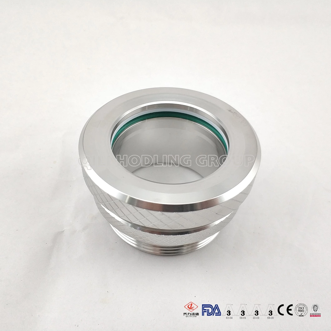 Sanitary Stainless Steel CNC Machine Custom Union Sight Glass