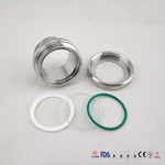 Sanitary Stainless Steel CNC Machine Custom Union Sight Glass