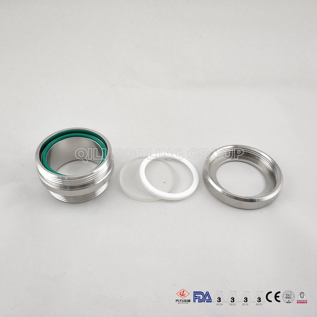 Sanitary Stainless Steel CNC Machine Custom Union Sight Glass