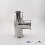 Electricity Polishing Hygienic Tri Clamp Tee, Elbow, Reducer Pipe Fittings
