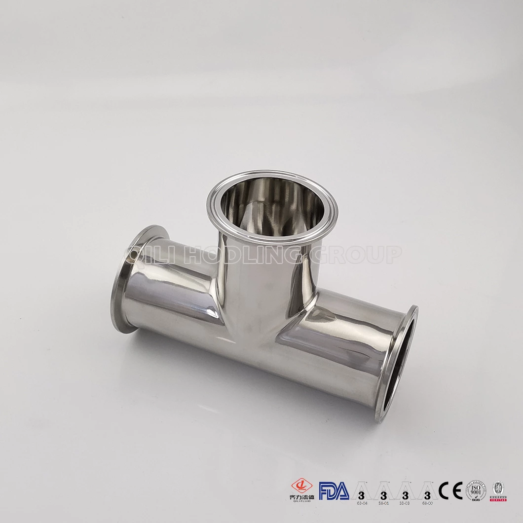 Electricity Polishing Hygienic Tri Clamp Tee, Elbow, Reducer Pipe Fittings