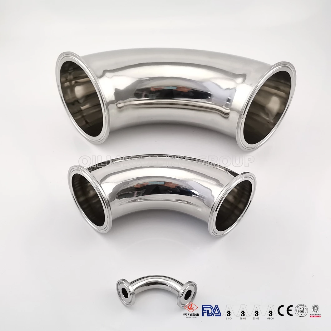 Electricity Polishing Hygienic Tri Clamp Tee, Elbow, Reducer Pipe Fittings