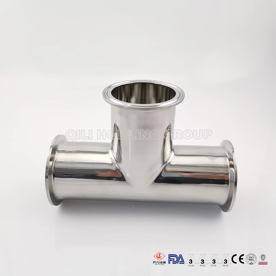 Electricity Polishing Hygienic Tri Clamp Tee, Elbow, Reducer Pipe Fittings