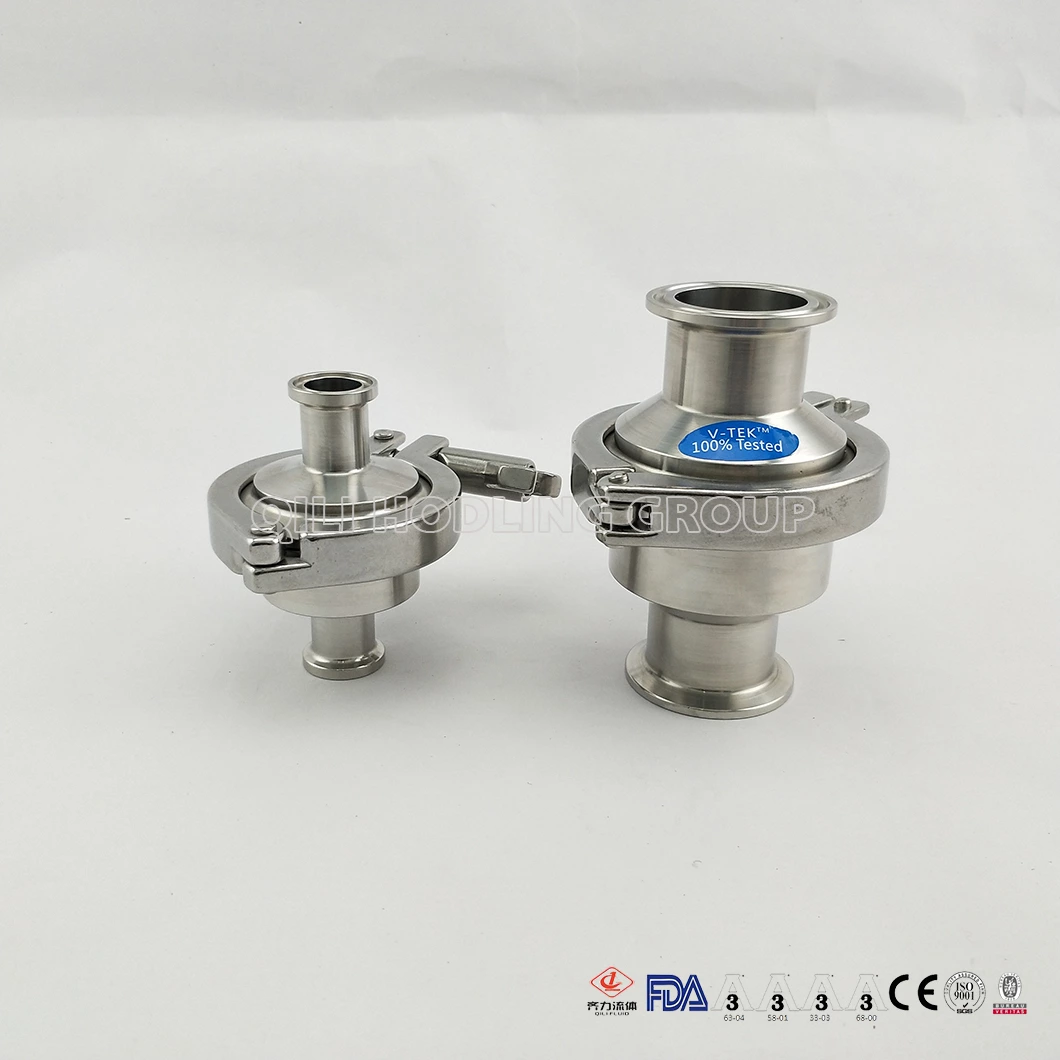 Factory Price 304/304L/316/316L Sanitary Stainless Steel Clamped Check Valves