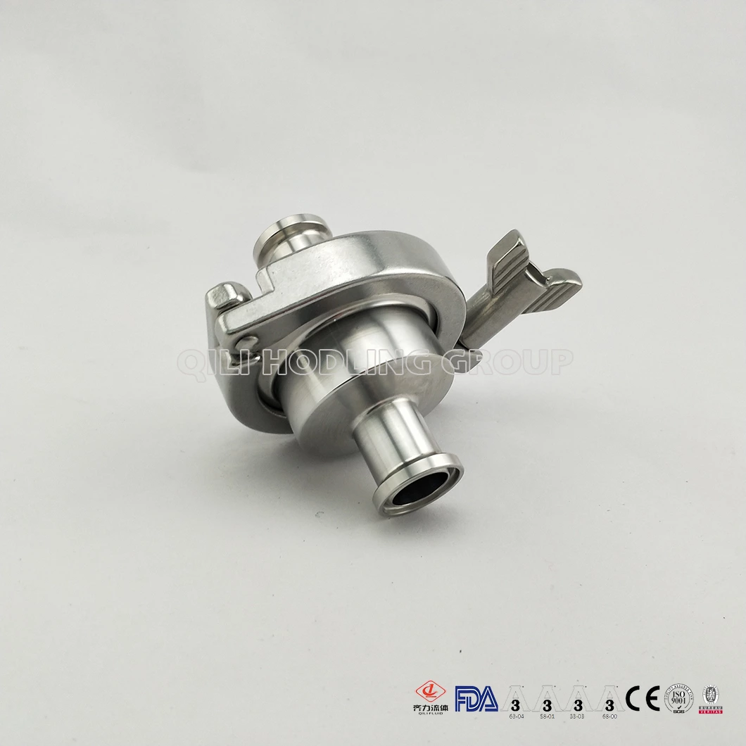 Factory Price 304/304L/316/316L Sanitary Stainless Steel Clamped Check Valves