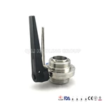 Factory Price with 3A Standard 304L/316L Stainless Steel Butterfly Valve