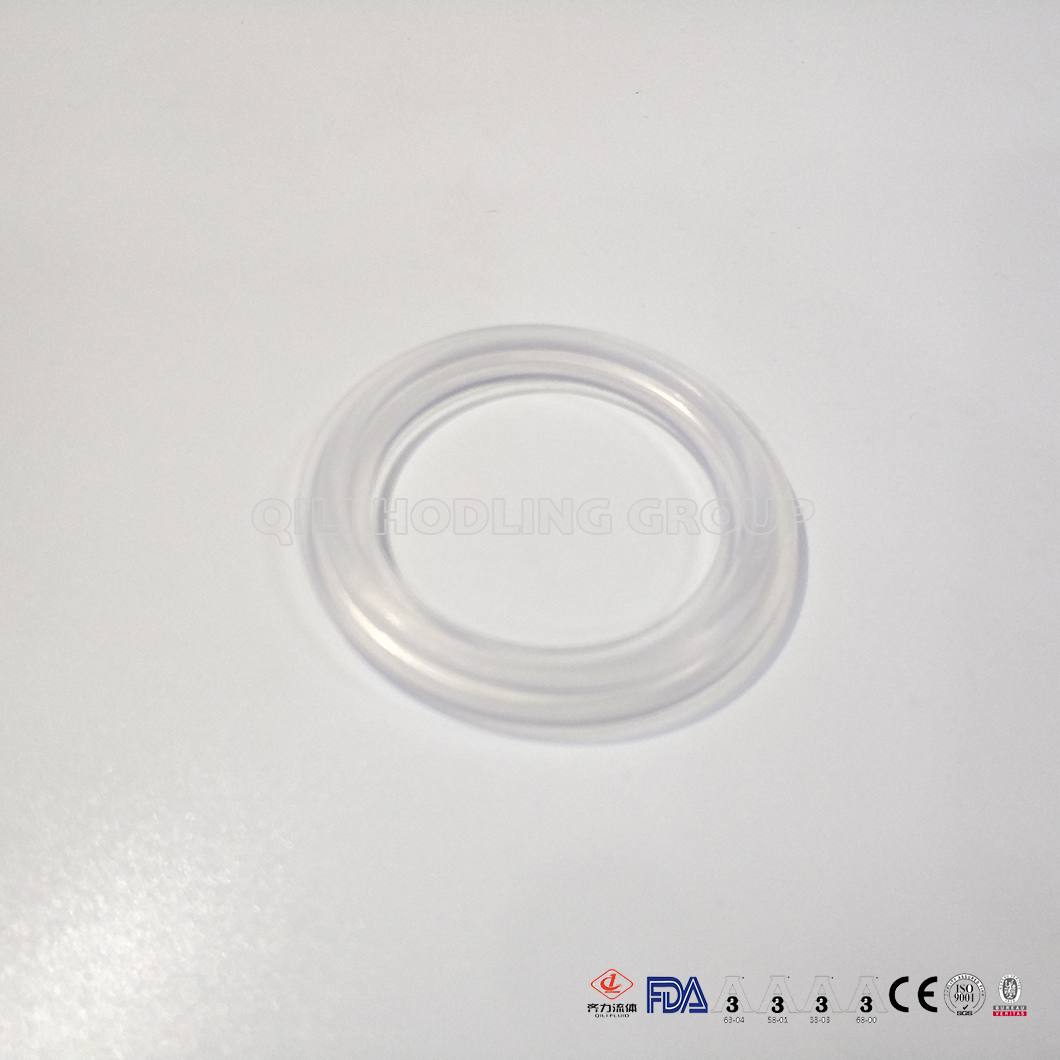 FDA Approved gasket Platinum Silicone Clear Tri Clamp