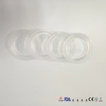 FDA Approved gasket Platinum Silicone Clear Tri Clamp