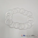 FDA Approved gasket Platinum Silicone Clear Tri Clamp