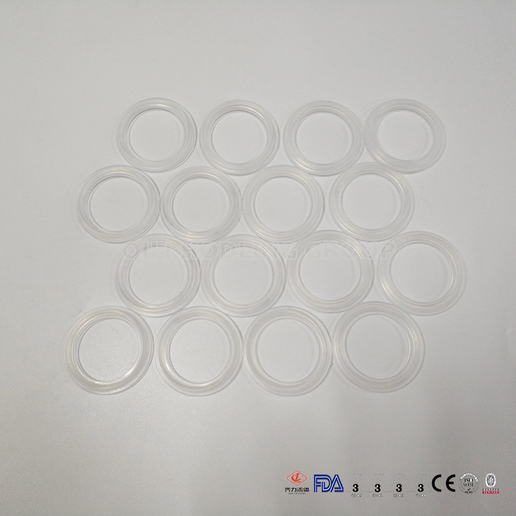 FDA Approved gasket Platinum Silicone Clear Tri Clamp