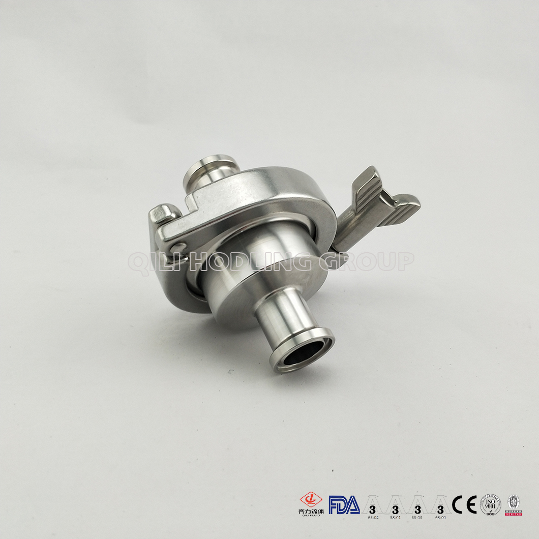 Hoting Sale Check Valve Weld Sanitary Stainless Steel 304/316L with 3A Certification API