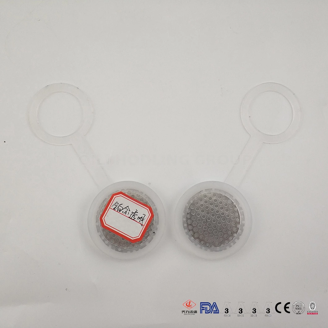 Hygienic Stainless Steel 316L Cap Gaskets Platinum Silicone