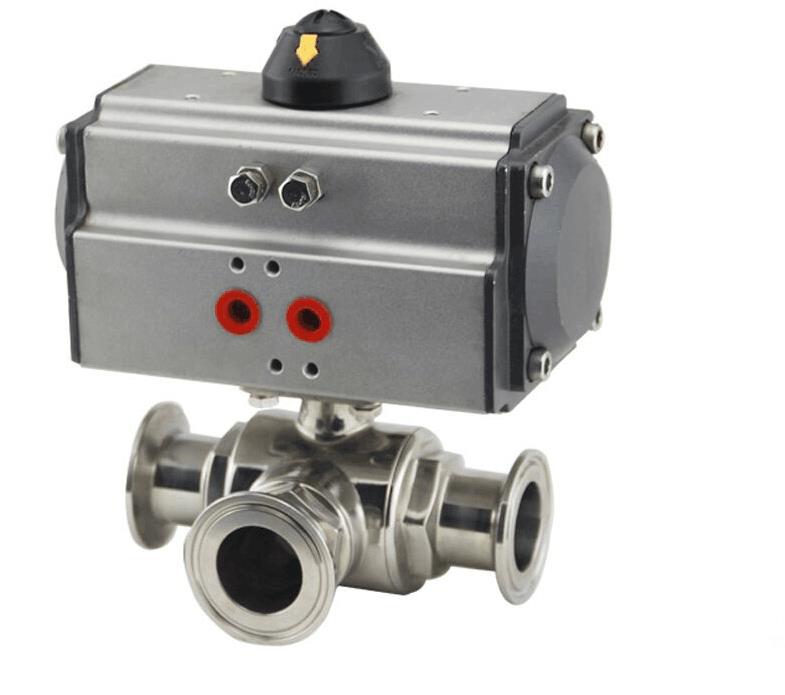 Hygienic Stainless Steel Tri Clamp Pneumatic Ball Valve