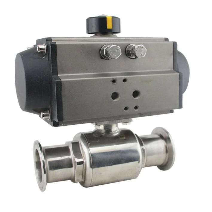Hygienic Stainless Steel Tri Clamp Pneumatic Ball Valve