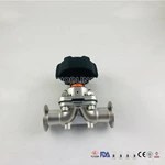 Hygienic Stainless Steel Valves 316L Diaphragm Valve For Pharmacy