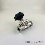 Hygienic Stainless Steel Valves 316L Diaphragm Valve For Pharmacy