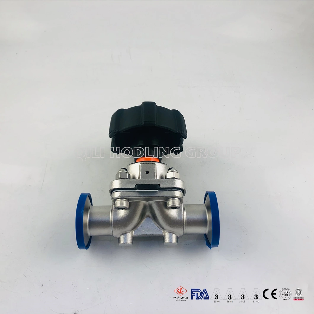 Hygienic Stainless Steel Valves 316L Diaphragm Valve For Pharmacy