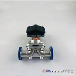 Hygienic Stainless Steel Valves 316L Diaphragm Valve For Pharmacy
