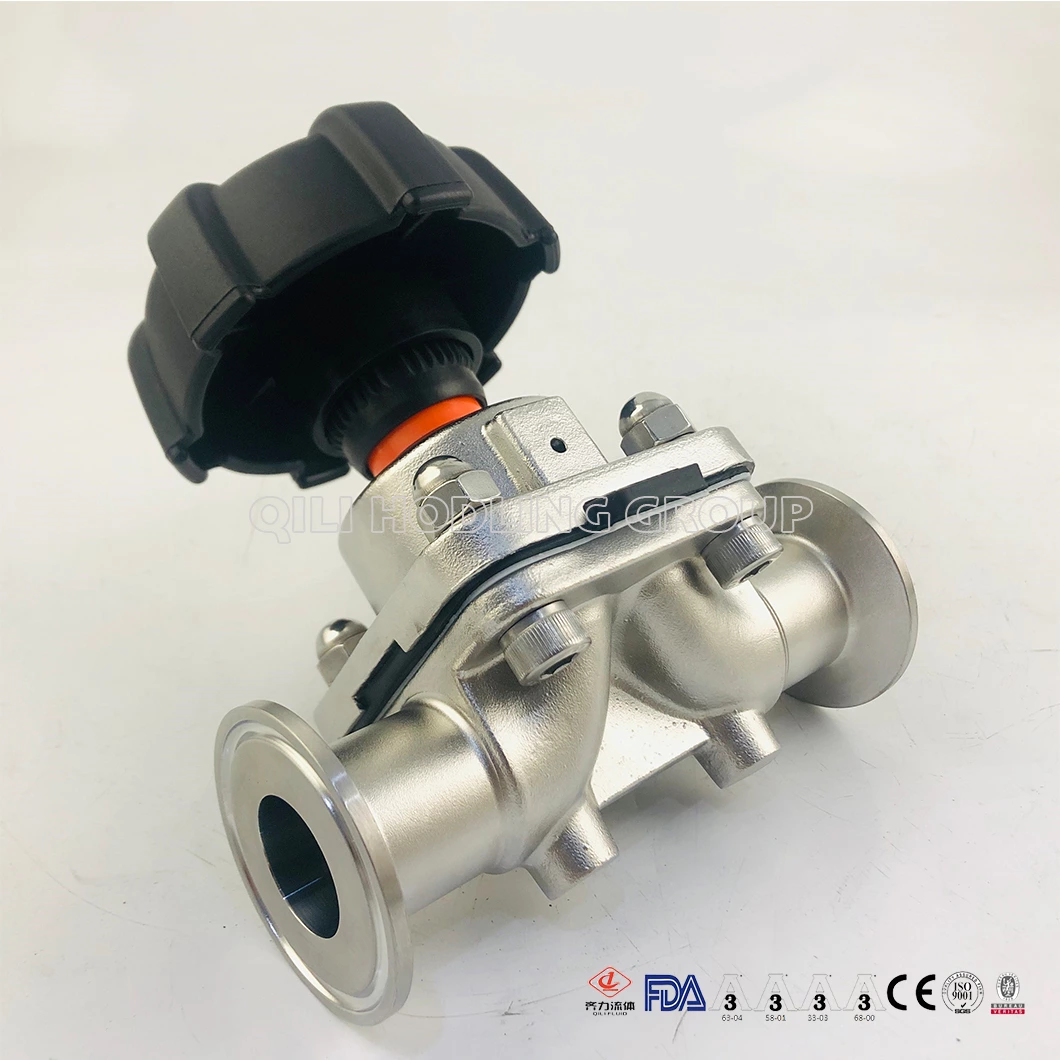 Hygienic Stainless Steel Valves 316L Diaphragm Valve For Pharmacy