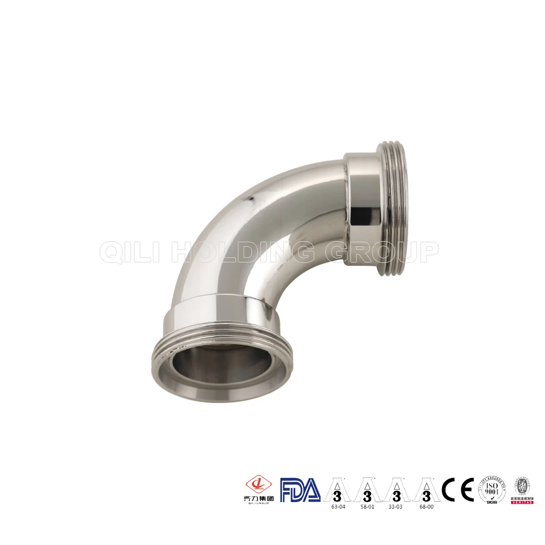 DIN 11851 male-male-bend