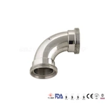 DIN 11851 male-male-bend