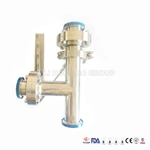 New Item Sanitary Stainless Steel Butterfly Valves Connect Tee Combination