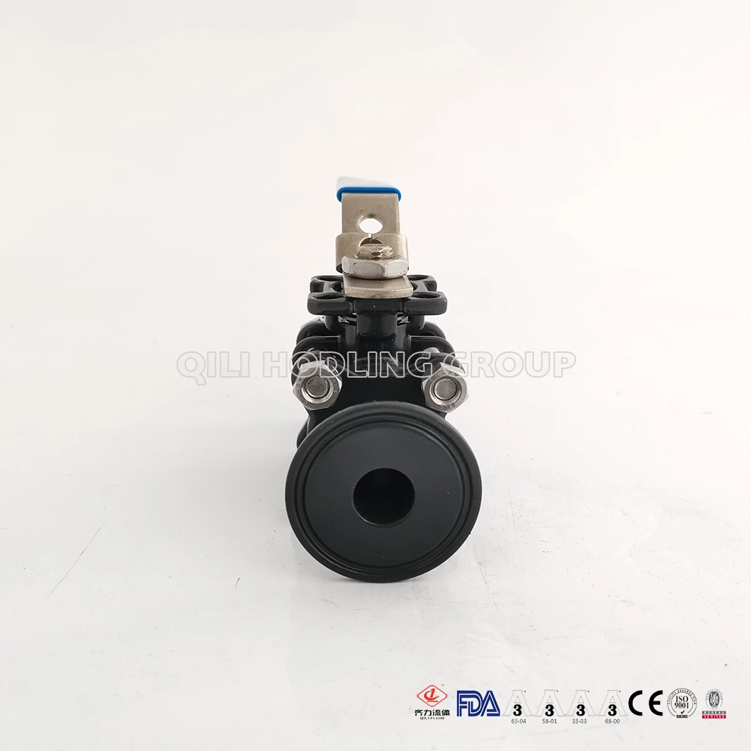 New Type Sanitary  Manual Operation High Platform PTFE Ball Valve