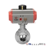 Pneumatic SanitaryStainless Steel Butterfly Valve