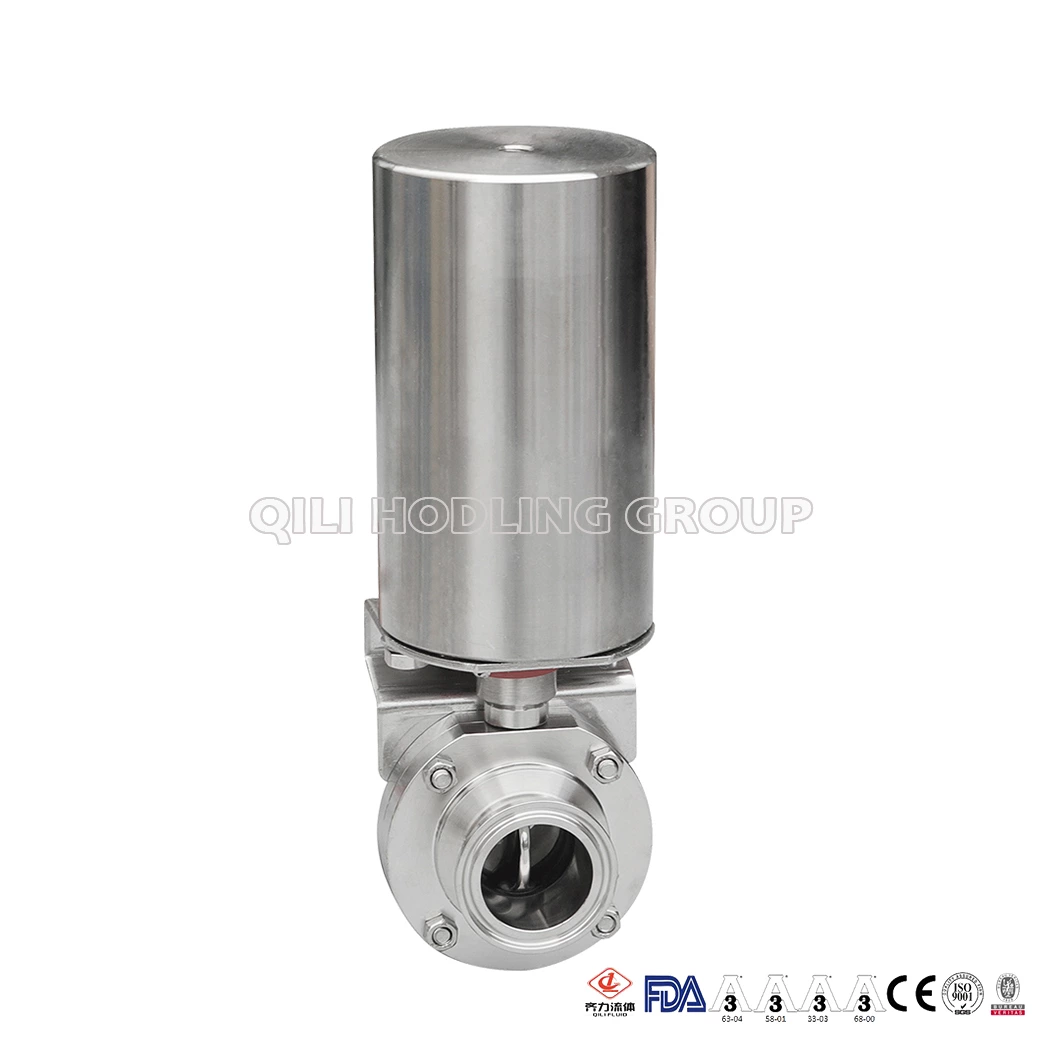 Pneumatic SanitaryStainless Steel Butterfly Valve