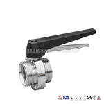 Sanitary Butterfly Valve Stainless Steel Material Valves