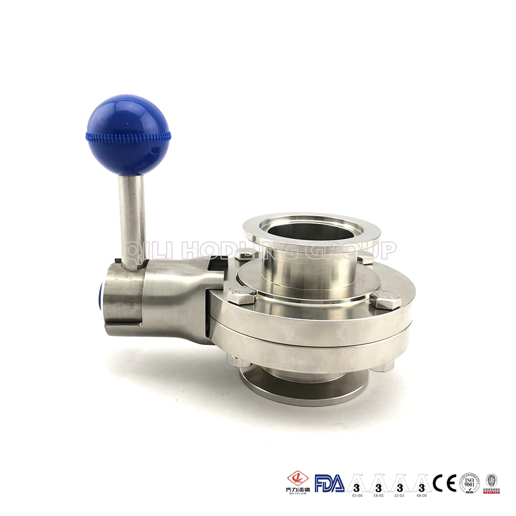 Sanitary Clamped Butterfly Valve