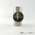 Sanitary Grade Stainless Steel Polish Surface Weld Tee