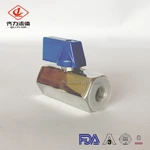 Sanitary Mini Ball Valve with Female X Male NPT