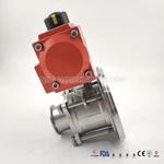 Sanitary Pneumatic Tank Bottom pneumatic Ball Valve