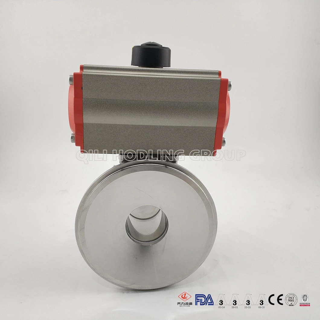 Sanitary Pneumatic Tank Bottom pneumatic Ball Valve