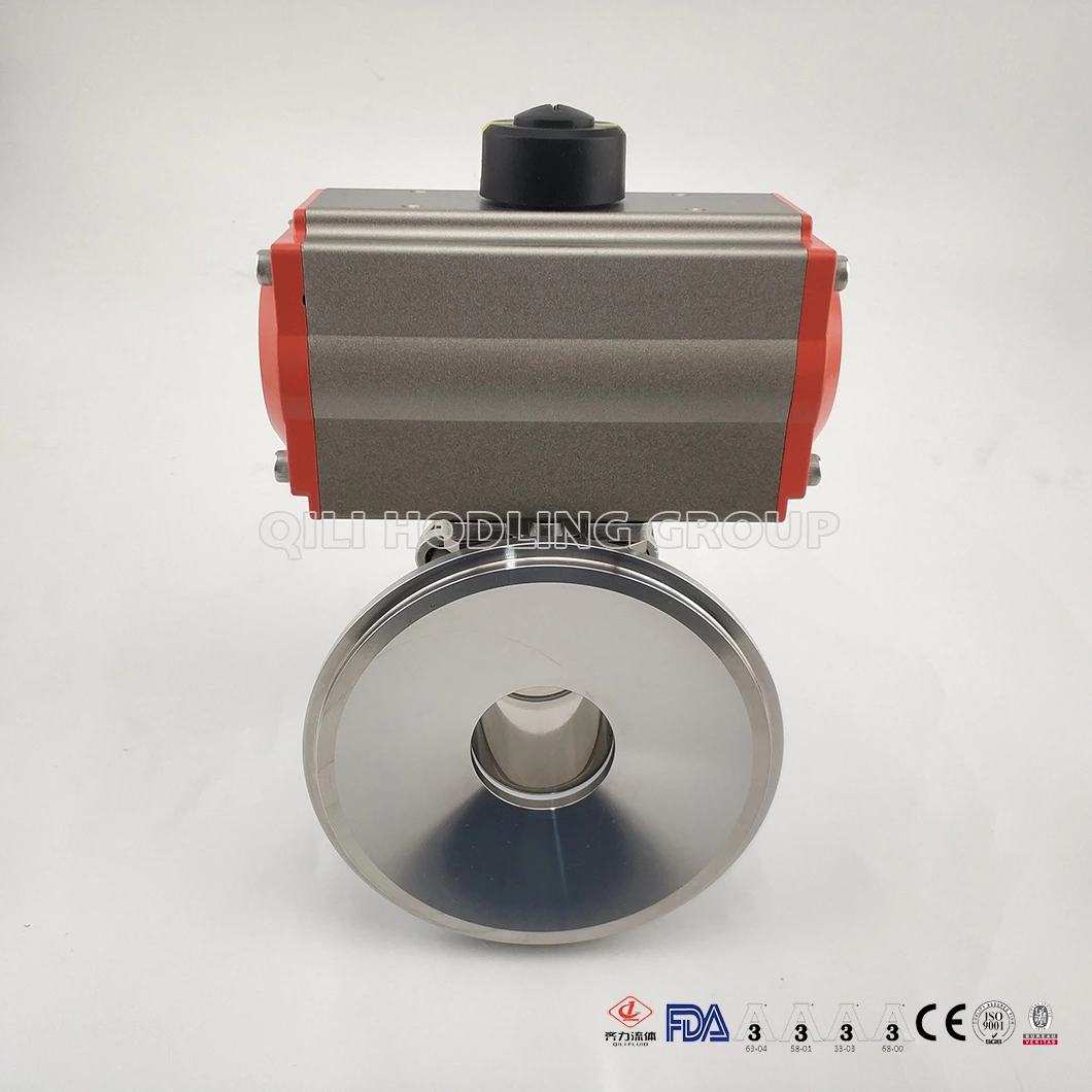 Sanitary Pneumatic Tank Bottom pneumatic Ball Valve